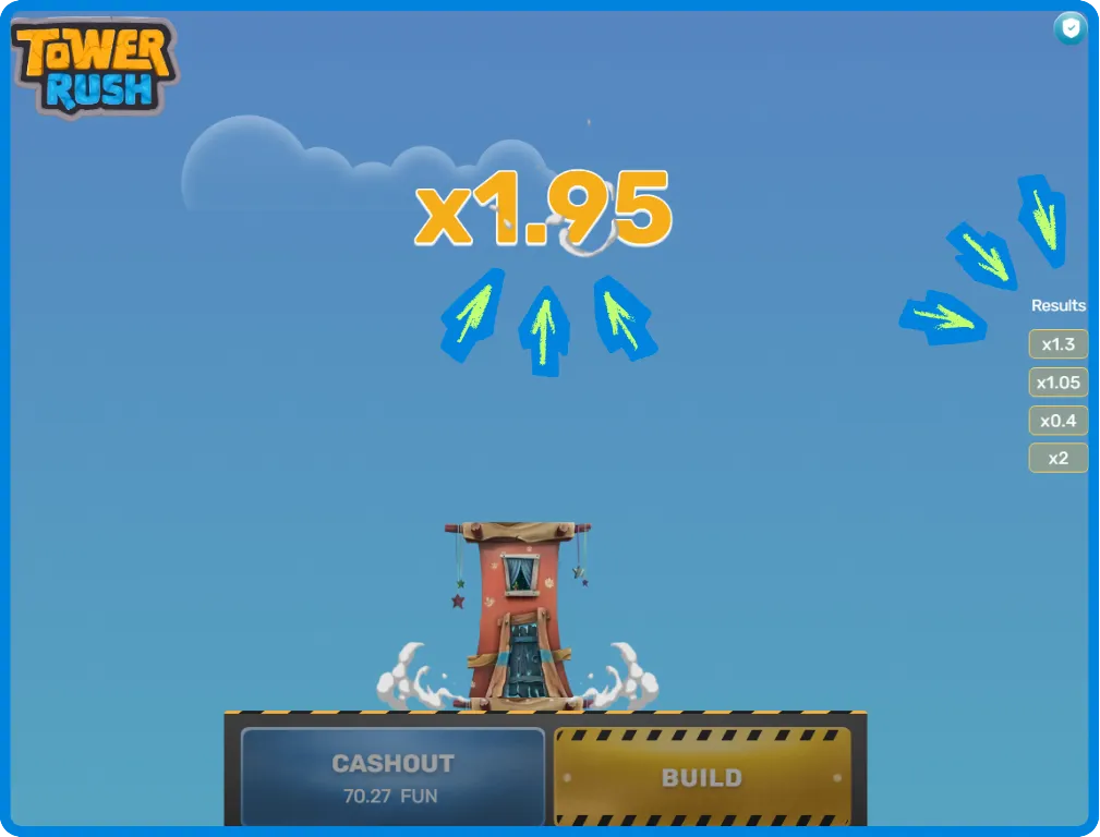 Tower Rush Multiplikatoren
